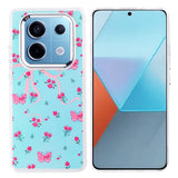 Xiaomi Redmi Note 14 Pro 4G Kılıf Airbag Tasarımlı Zore Hadra Kapak Kelebek