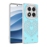 Xiaomi Redmi Note 14 Pro 4G Kılıf Damla Taşlı Zore Rivas Sert PC Kapak Mavi