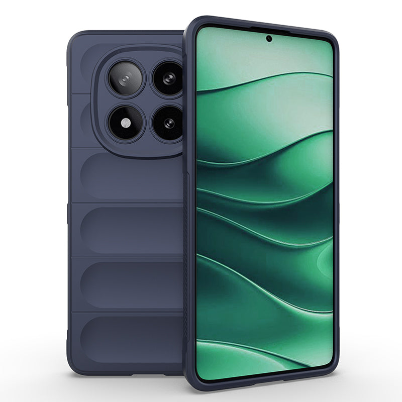 Xiaomi Redmi Note 14 Pro 4G Kılıf Esnek TPU Oyuklu Arka Yüzey Tasarımlı Zore Etnik Silikon Kapak Siyah