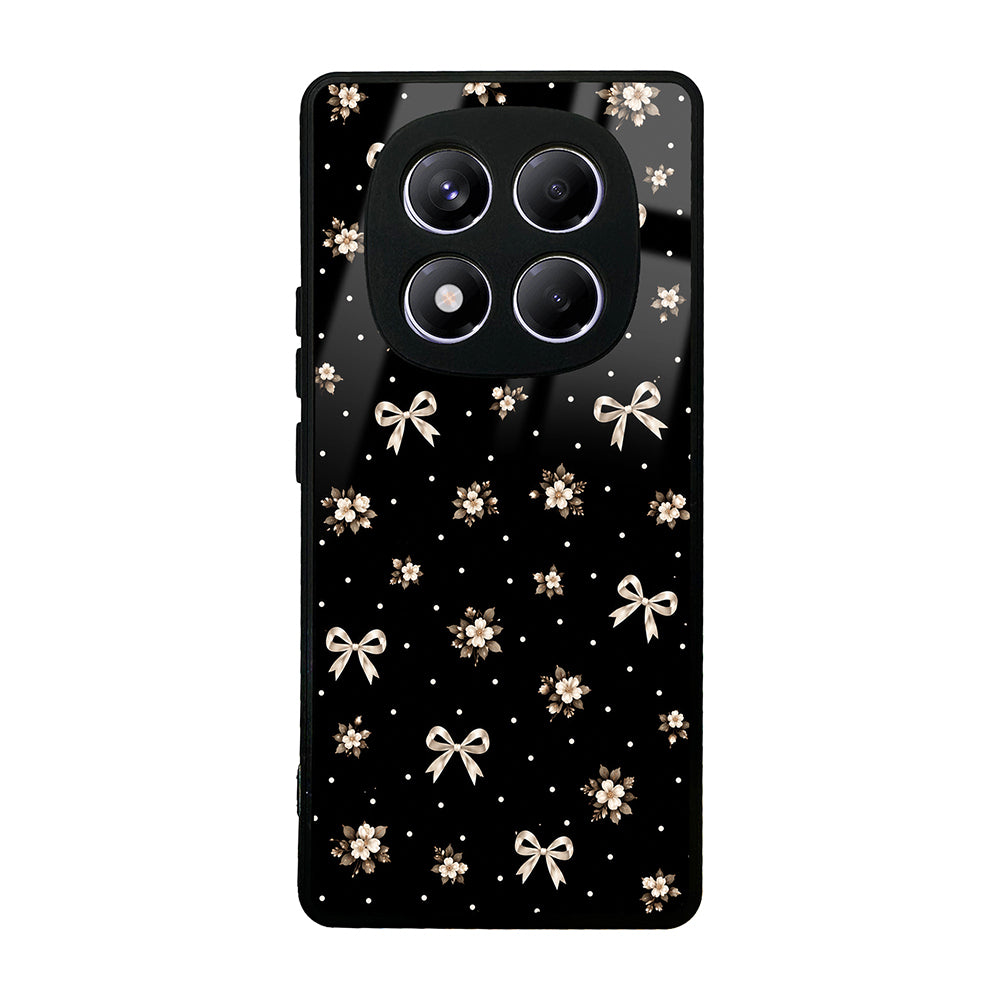 Xiaomi Redmi Note 14 Pro 4G Kılıf Kamera Korumalı Desenli Zore Lusi Kapak Gold Fiyonk