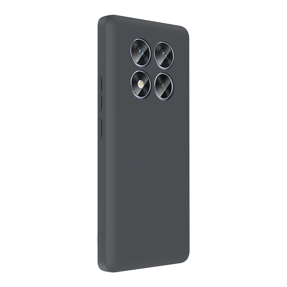 Xiaomi Redmi Note 14 Pro 4G Kılıf Kamera Korumalı Kartlık Hazneli Zore Vitra Kapak Kahverengi