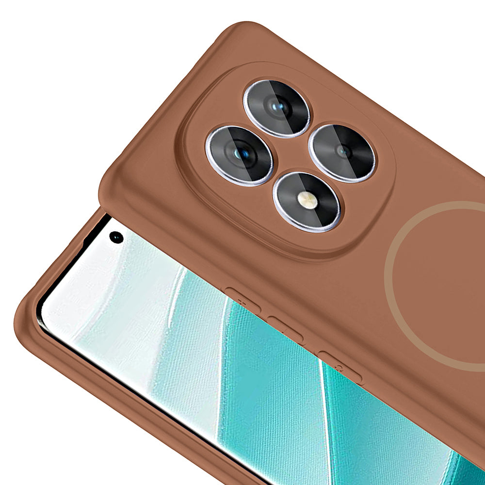 Xiaomi Redmi Note 14 Pro 4G Kılıf M-safe Şarj Özellikli Zore Meta Kapak Lacivert
