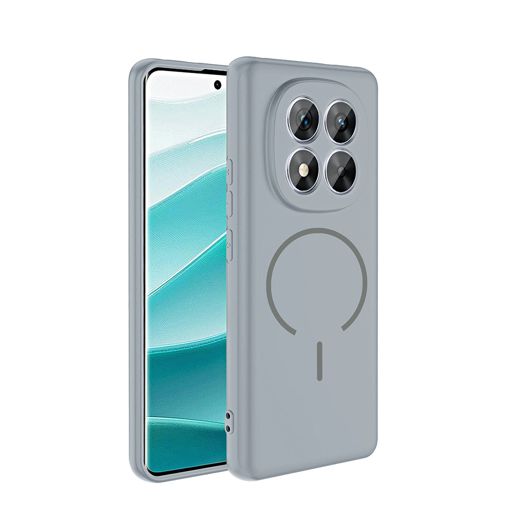 Xiaomi Redmi Note 14 Pro 4G Kılıf M-safe Şarj Özellikli Zore Meta Kapak Lacivert