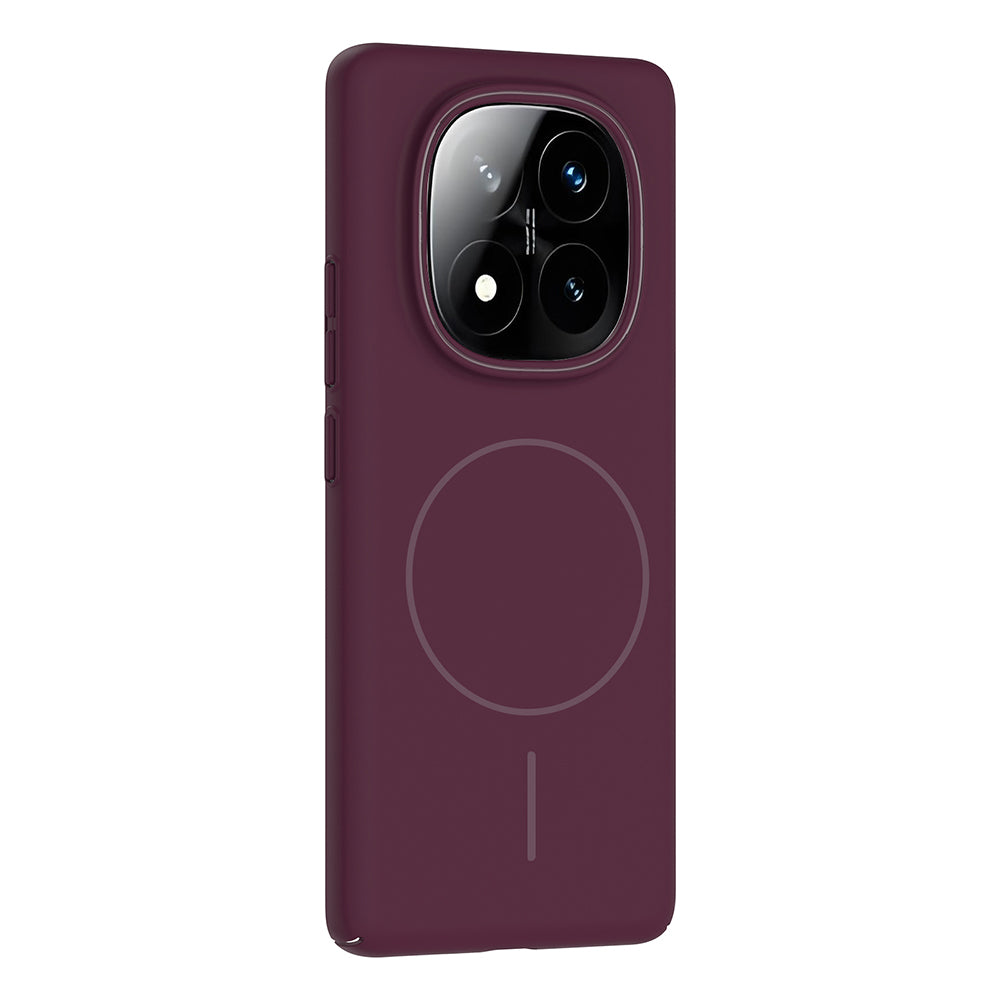 Xiaomi Redmi Note 14 Pro 4G Kılıf M-safe Şarj Özellikli Zore Ruby Sert Kapak Siyah