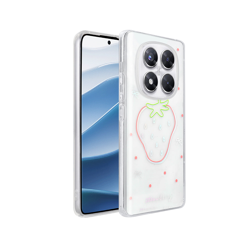 Xiaomi Redmi Note 14 Pro 4G Kılıf Şeffaf Figürlü Zore Folk Sert Kapak Fiyonk