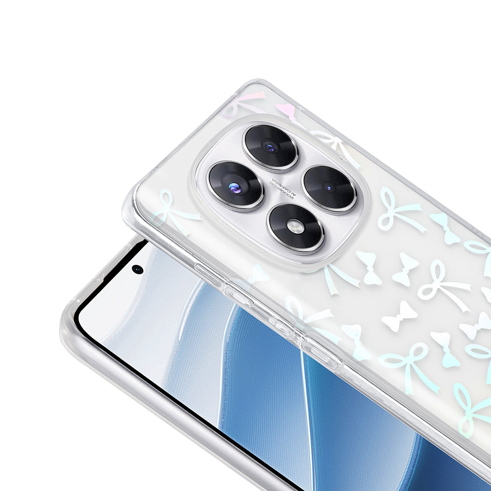 Xiaomi Redmi Note 14 Pro 4G Kılıf Şeffaf Figürlü Zore Folk Sert Kapak Fiyonk
