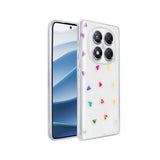 Xiaomi Redmi Note 14 Pro 4G Kılıf Şeffaf Figürlü Zore Folk Sert Kapak Kalp