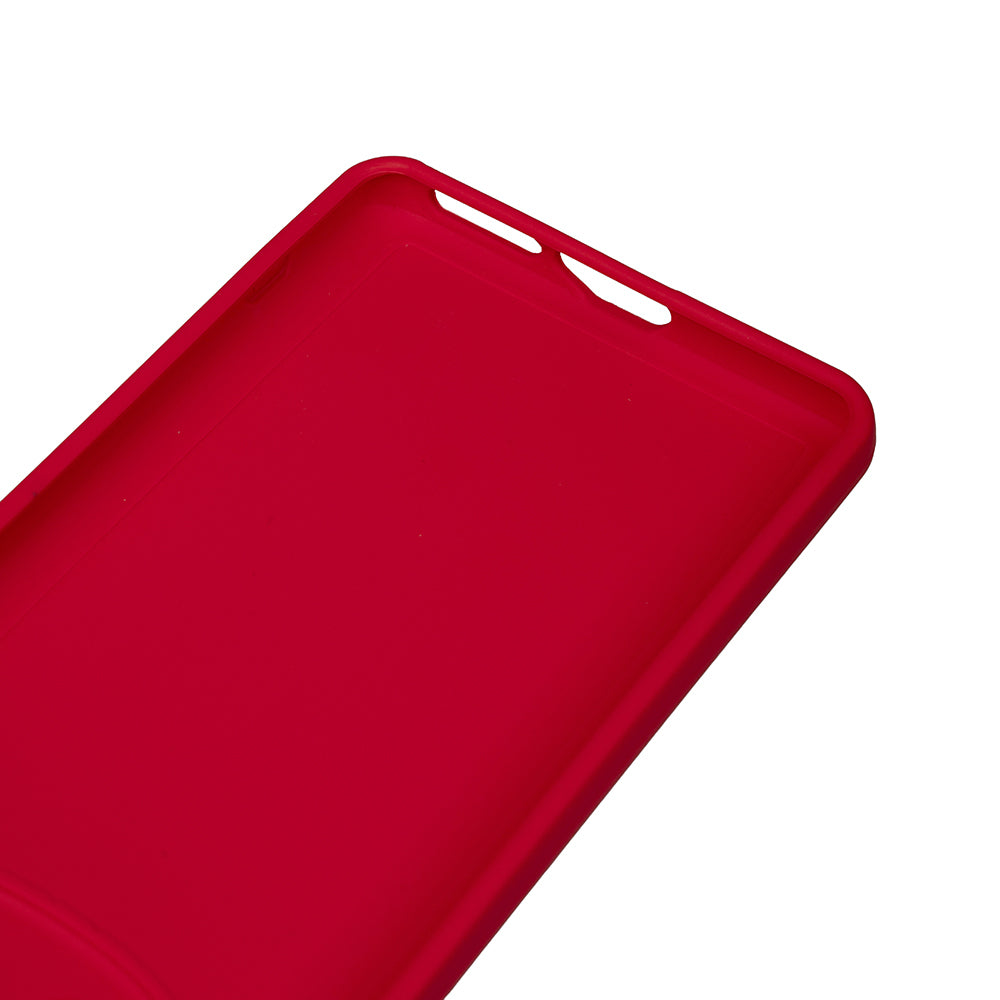 Xiaomi Redmi Note 14 Pro 4G Kılıf Zore Biye Silikon Kırmızı