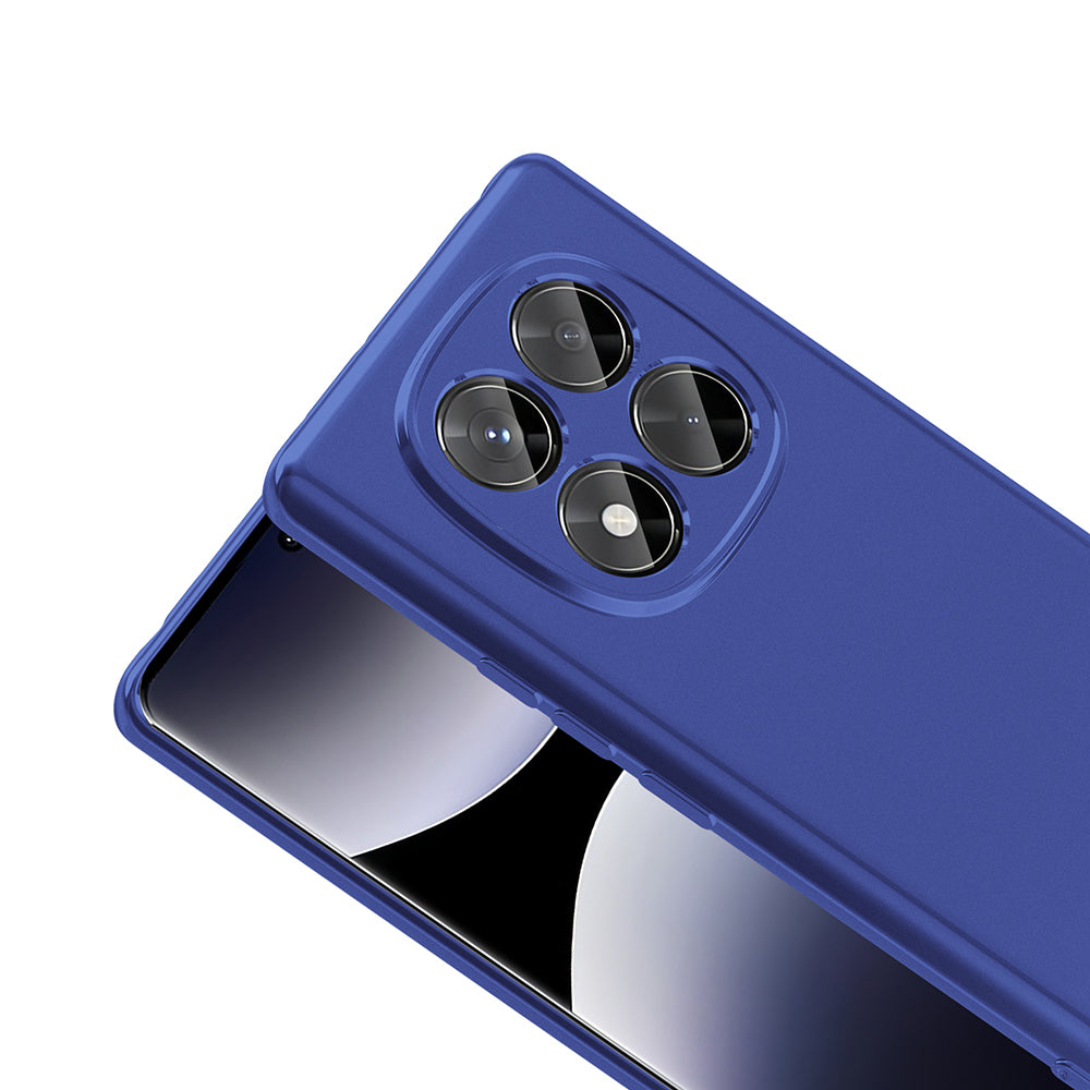 Xiaomi Redmi Note 14 Pro 4G Kılıf Zore Premier Silikon Kapak Saks Mavi