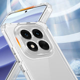 Xiaomi Redmi Note 14 Pro 5G Kılıf Airbagli Takılabilir Askı Aparatlı Zore Snap Silikon Kapak Şeffaf