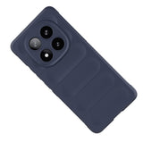 Xiaomi Redmi Note 14 Pro 5G Kılıf Esnek TPU Oyuklu Arka Yüzey Tasarımlı Zore Etnik Silikon Kapak Lacivert