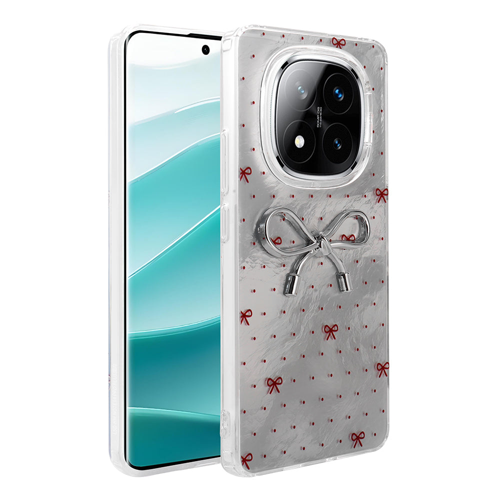 Xiaomi Redmi Note 14 Pro 5G Kılıf Kamera Korumalı Figürlü Zore Ponti Silikon Kapak Lila