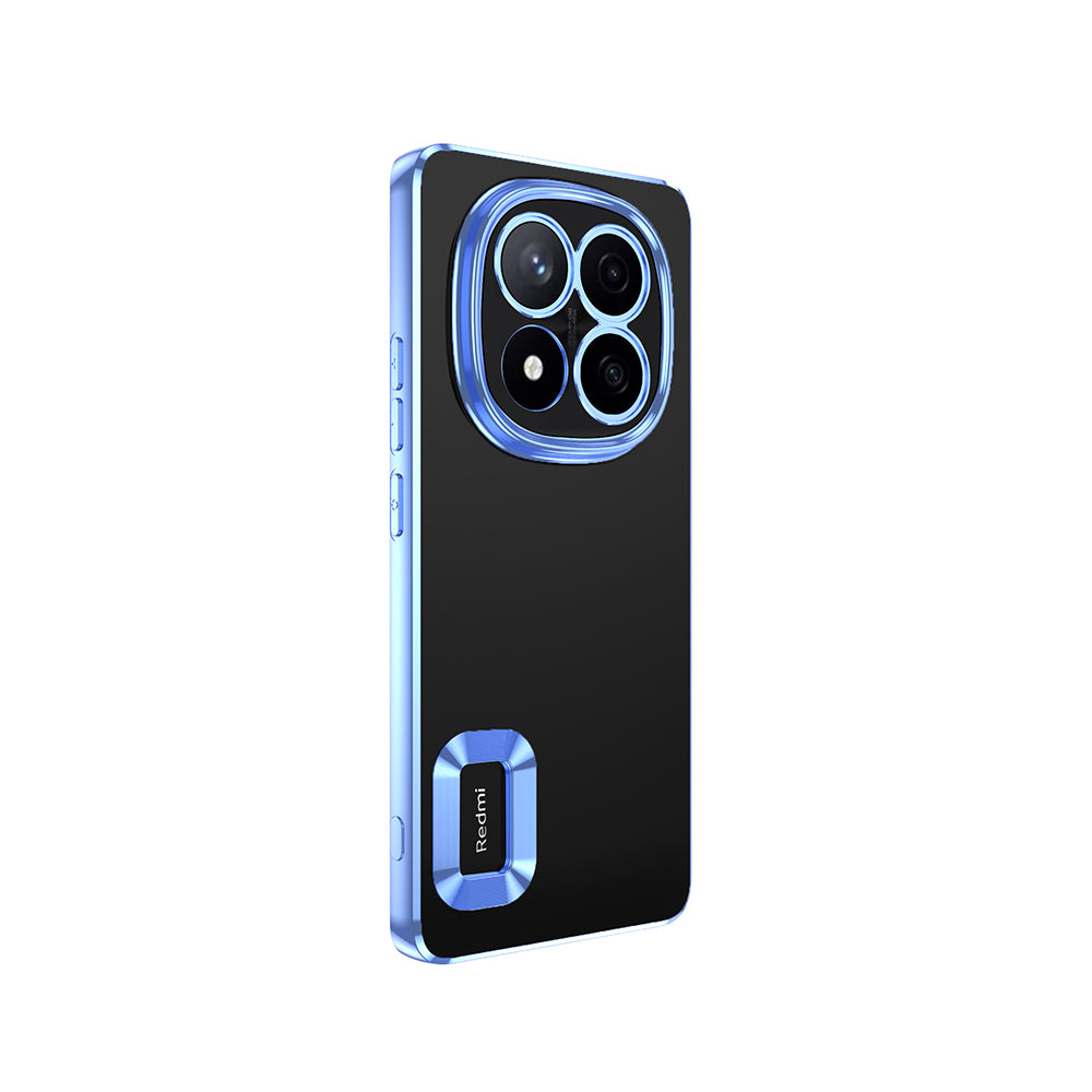 Xiaomi Redmi Note 14 Pro 5G Kılıf Kamera Korumalı Logo Gösteren Zore Omega Kapak Gümüş