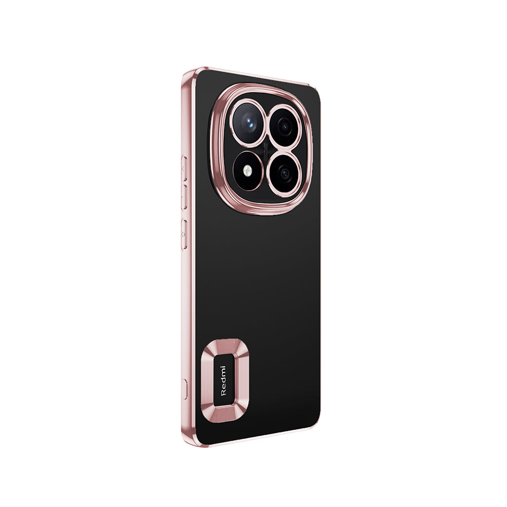 Xiaomi Redmi Note 14 Pro 5G Kılıf Kamera Korumalı Logo Gösteren Zore Omega Kapak Lila