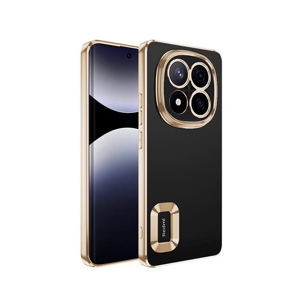 Xiaomi Redmi Note 14 Pro 5G Kılıf Kamera Korumalı Logo Gösteren Zore Omega Kapak Lila