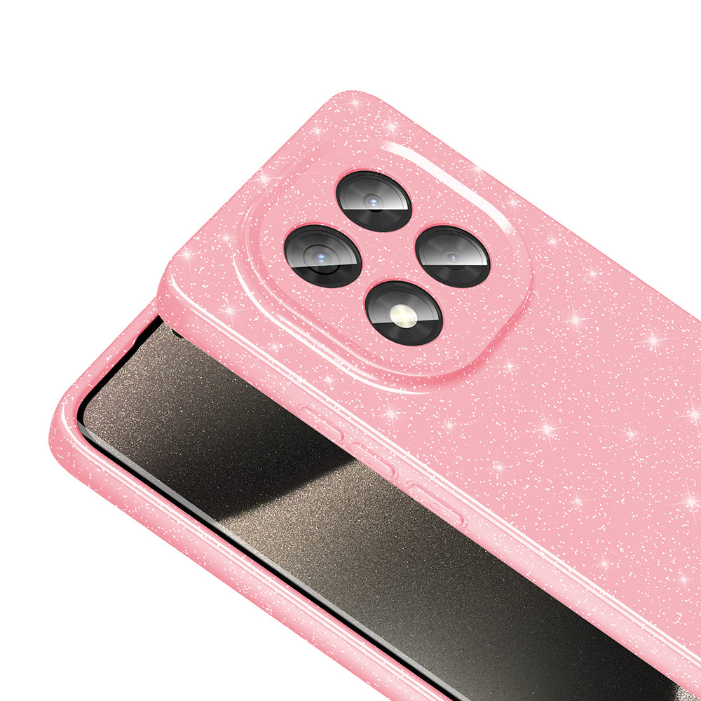 Xiaomi Redmi Note 14 Pro 5G Kılıf Kamera Korumalı Simli Lüks Zore Koton Kapak Lila