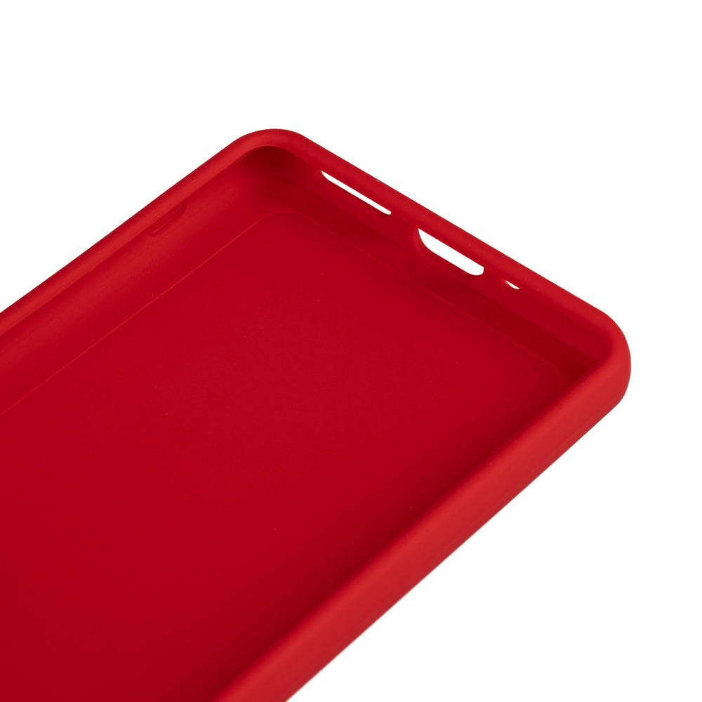 Xiaomi Redmi Note 14 Pro 5G Kılıf Zore Biye Silikon Kırmızı