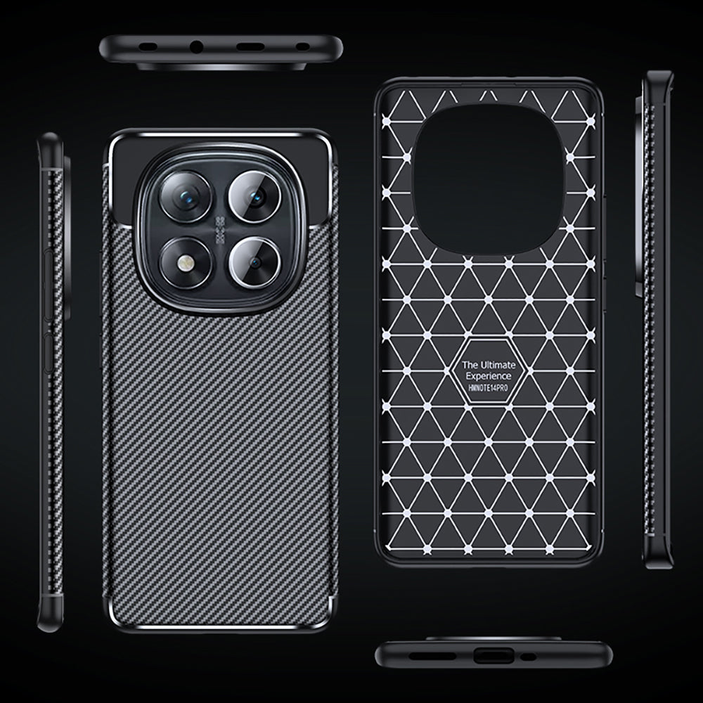 Xiaomi Redmi Note 14 Pro 5G Kılıf Zore Negro Silikon Kapak Siyah