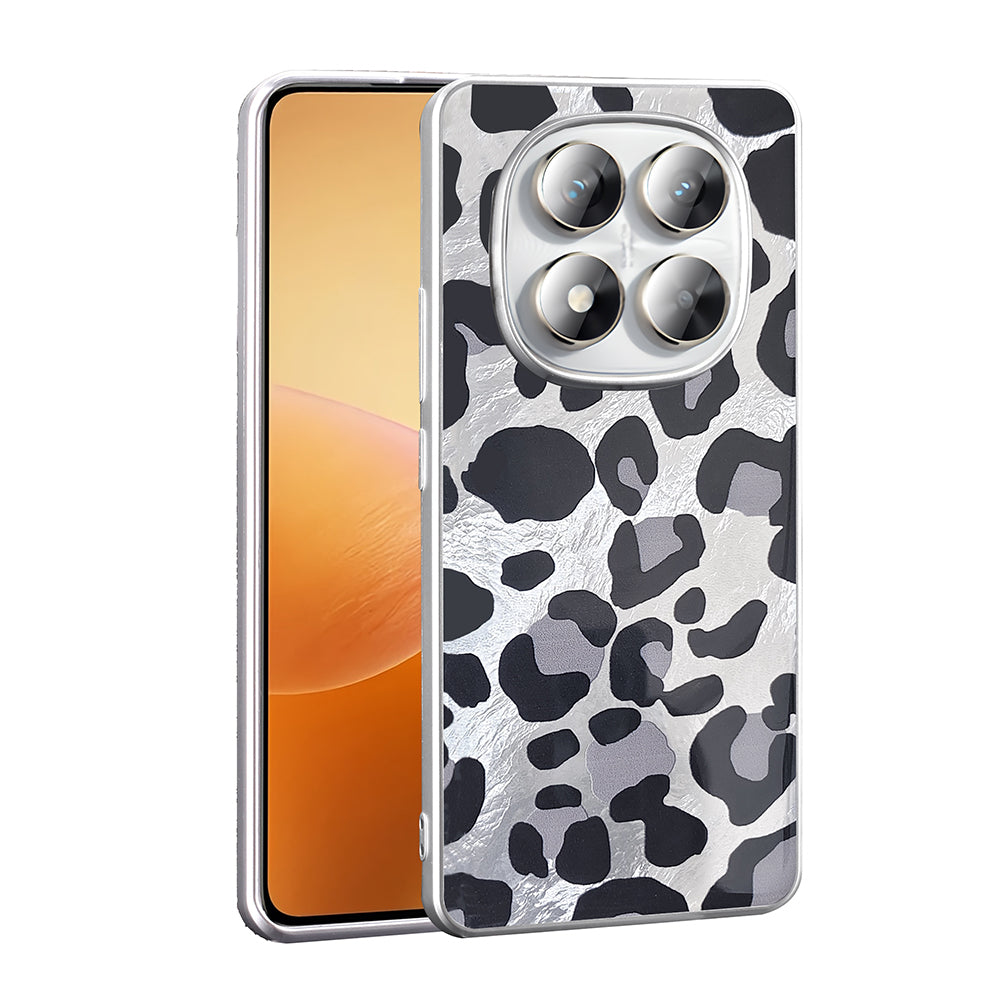 Xiaomi Redmi Note 14 Pro Plus Kılıf Desenli Zore Mep Kapak Gri Leopar