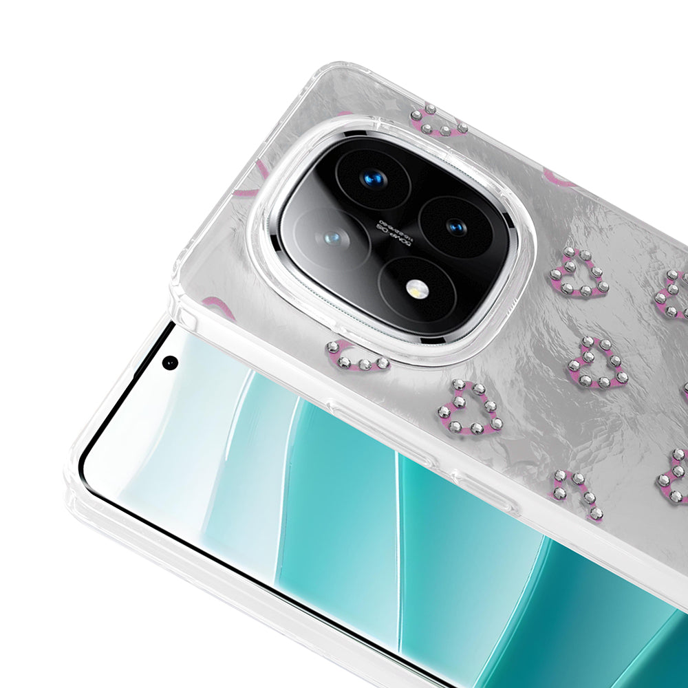 Xiaomi Redmi Note 14 Pro Plus Kılıf Kamera Korumalı Figürlü Zore Ponti Silikon Kapak Lila