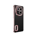 Xiaomi Redmi Note 14 Pro Plus Kılıf Kamera Korumalı Logo Gösteren Zore Omega Kapak Derin Mor