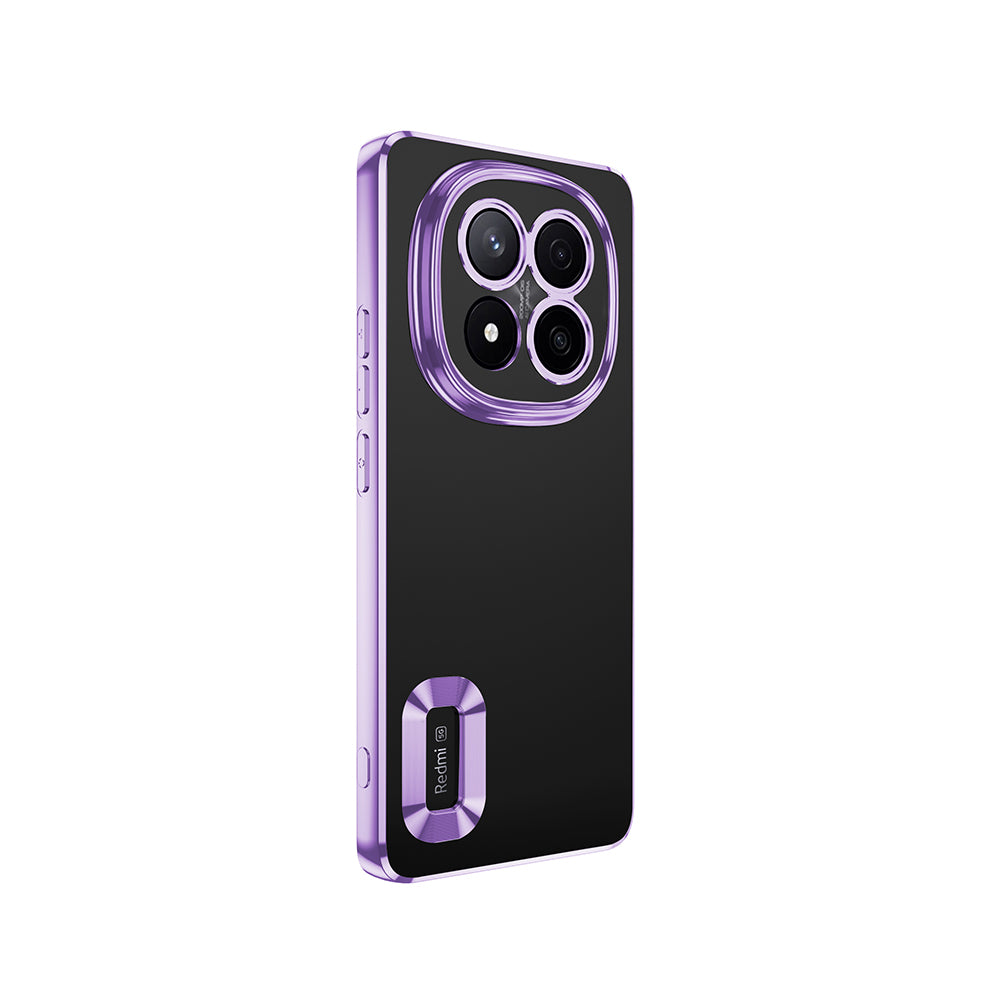Xiaomi Redmi Note 14 Pro Plus Kılıf Kamera Korumalı Logo Gösteren Zore Omega Kapak Lila