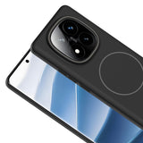 Xiaomi Redmi Note 14 Pro Plus Kılıf M-safe Şarj Özellikli Zore Ruby Sert Kapak Mürdüm