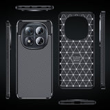 Xiaomi Redmi Note 14 Pro Plus Kılıf Zore Negro Silikon Kapak Lacivert