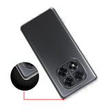 Xiaomi Redmi Note 14 Pro Plus Kılıf Zore Süper Silikon Kapak Şeffaf