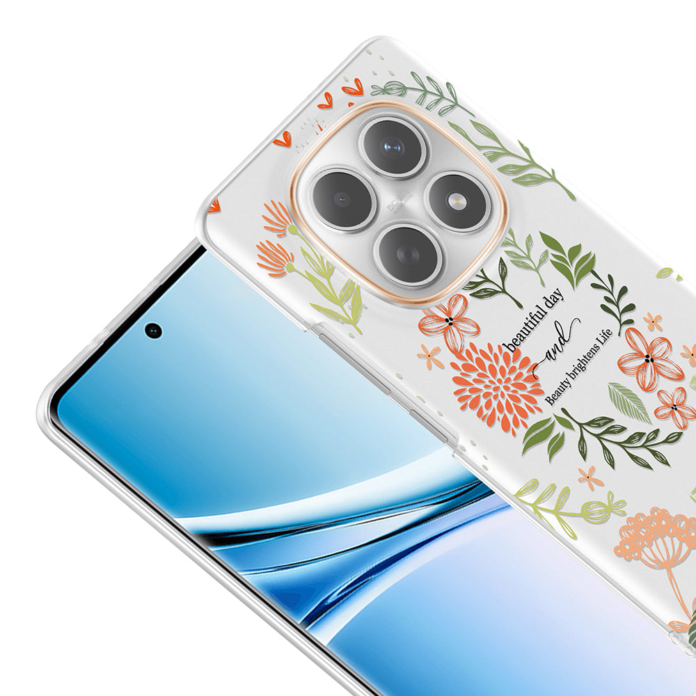 Xiaomi Redmi Note 15 4G Kılıf Kamera Korumalı Desenli Zore Klip Kapak Beautiful