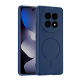 Xiaomi Redmi Note 15 4G Kılıf M-safe Şarj Özellikli Meta Kapak Lacivert