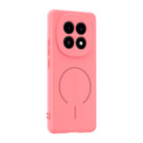 Xiaomi Redmi Note 15 4G Kılıf M-safe Şarj Özellikli Zore Meta Kapak Rose Pembe