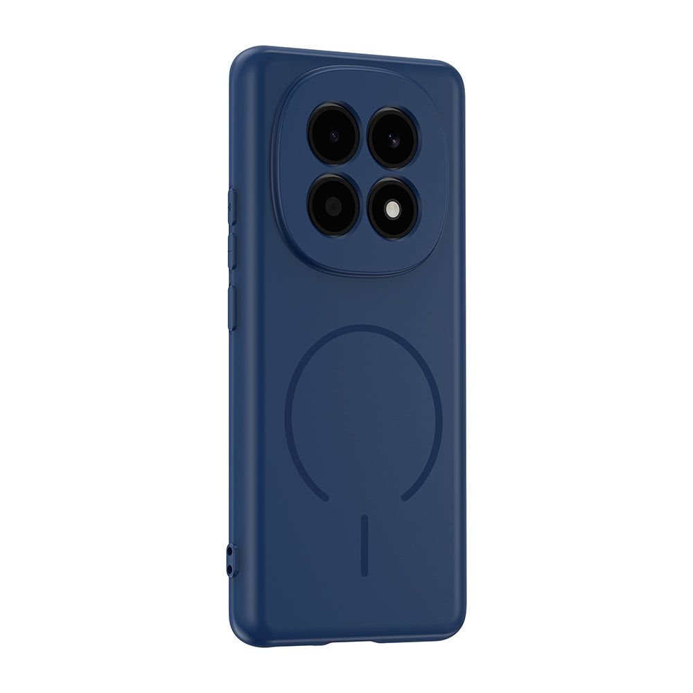Xiaomi Redmi Note 15 5G Kılıf M-safe Şarj Özellikli Zore Meta Kapak Lacivert
