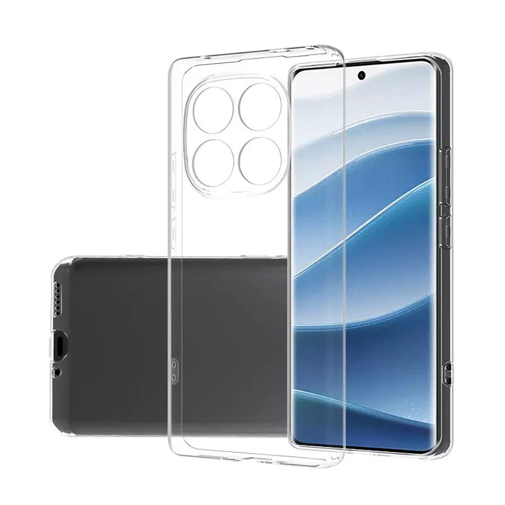 Xiaomi Redmi Note 15 5G Kılıf Zore Süper Silikon Kapak Şeffaf