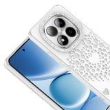 Xiaomi Redmi Note 15 Pro 4G Kılıf Damla Taşlı Zore Rivas Sert PC Kapak Beyaz