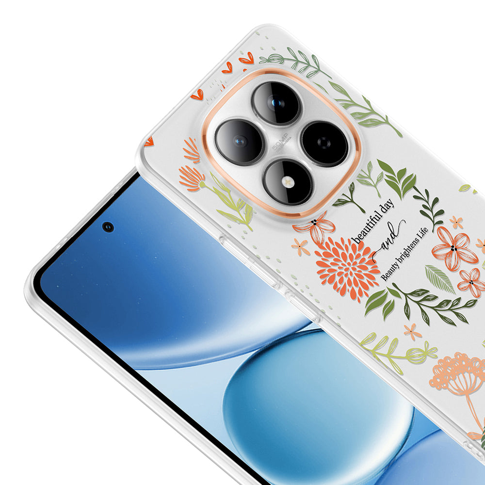 Xiaomi Redmi Note 15 Pro 4G Kılıf Kamera Korumalı Desenli Zore Klip Kapak Beautiful