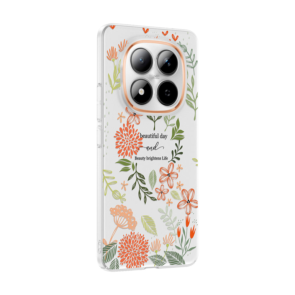 Xiaomi Redmi Note 15 Pro 4G Kılıf Kamera Korumalı Desenli Zore Klip Kapak Beautiful