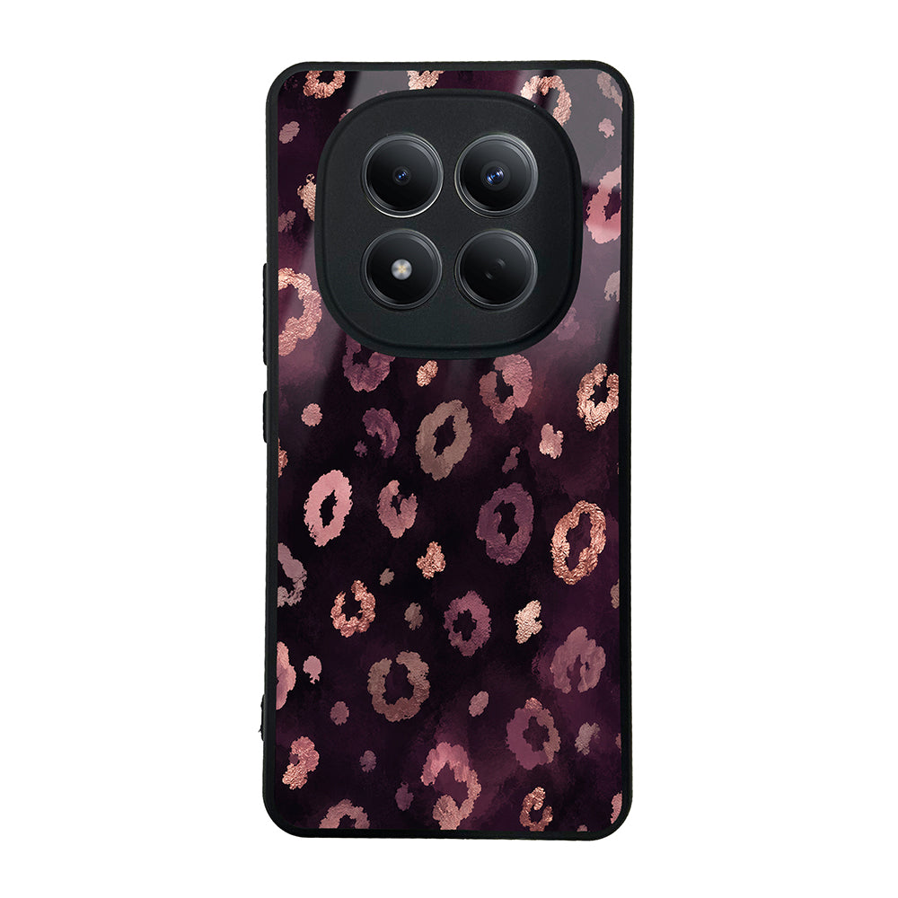 Xiaomi Redmi Note 15 Pro 4G Kılıf Kamera Korumalı Desenli Zore Lusi Kapak Pembe Leopar