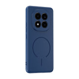 Xiaomi Redmi Note 15 Pro 4G Kılıf M-safe Şarj Özellikli Meta Kapak Lacivert