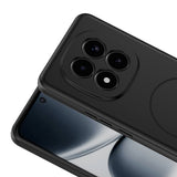 Xiaomi Redmi Note 15 Pro Kılıf M-safe Şarj Özellikli Zore Meta Kapak Siyah