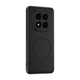 Xiaomi Redmi Note 15 Pro Kılıf M-safe Şarj Özellikli Meta Kapak Siyah