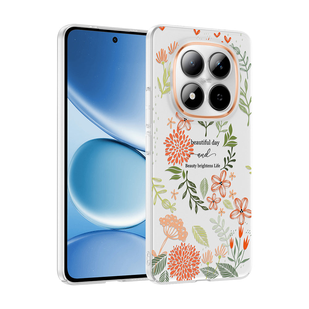 Xiaomi Redmi Note 15 Pro Plus Kılıf Kamera Korumalı Desenli Zore Klip Kapak Beautiful