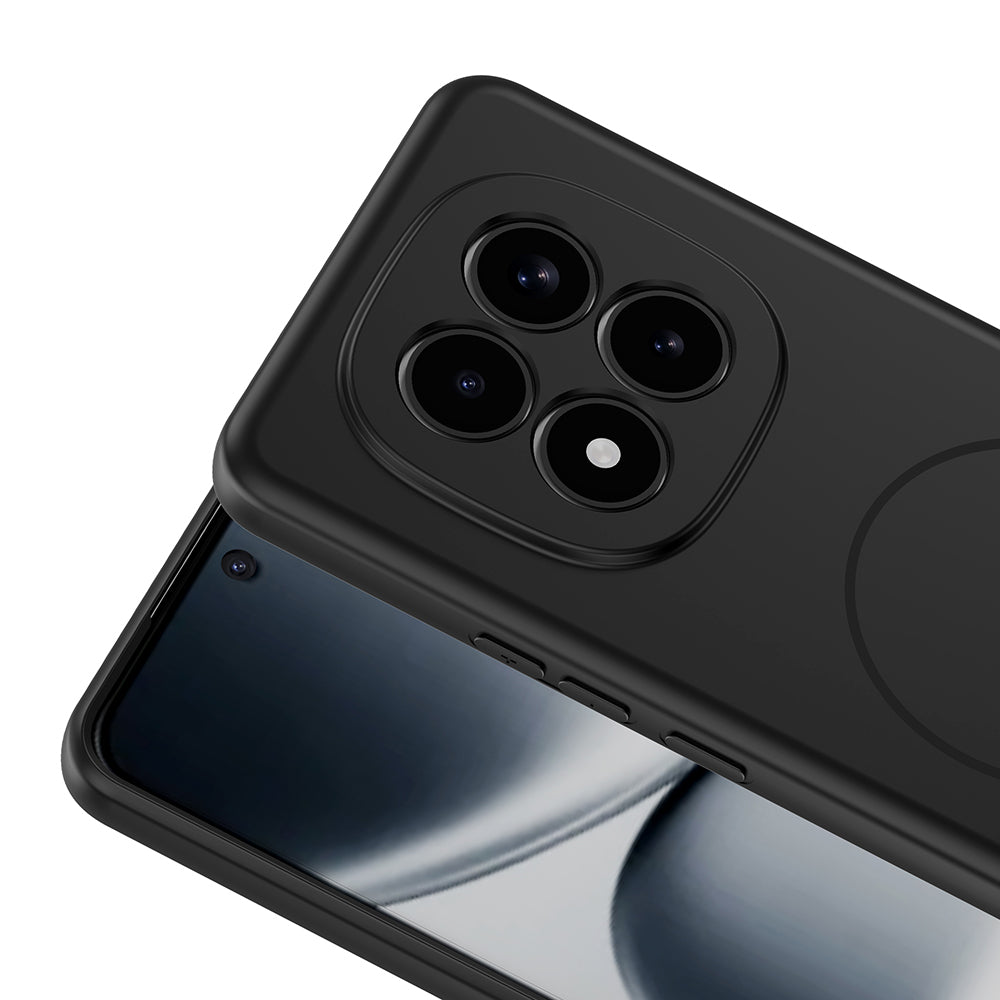 Xiaomi Redmi Note 15 Pro Plus Kılıf M-safe Şarj Özellikli Meta Kapak Siyah