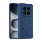 Xiaomi Redmi Note 15 Pro Plus Kılıf M-safe Şarj Özellikli Meta Kapak Lacivert