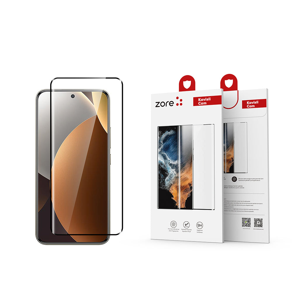Xiaomi Redmi Note 15 Pro Plus Zore Full Yapışkanlı Cam Ekran Koruyucu Şeffaf