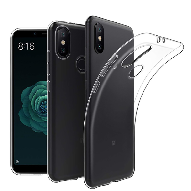 Xiaomi Redmi Note 5 Pro Kılıf Zore Süper Silikon Kapak Renksiz