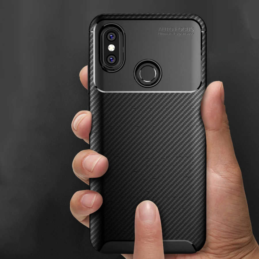 Xiaomi Redmi Note 6 Pro Kılıf Zore Negro Silikon Kapak Lacivert