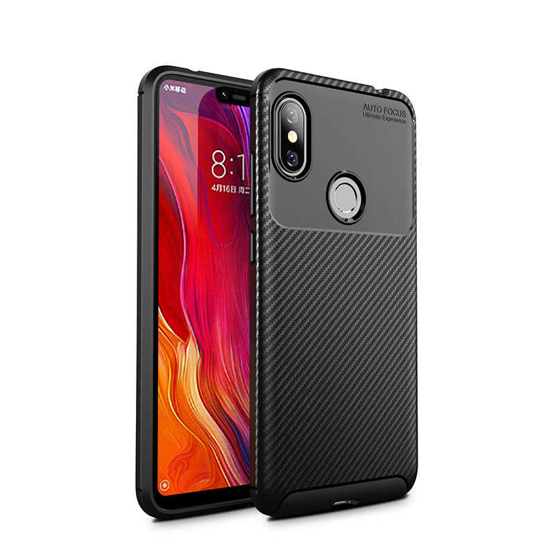 Xiaomi Redmi Note 6 Pro Kılıf Zore Negro Silikon Kapak Lacivert