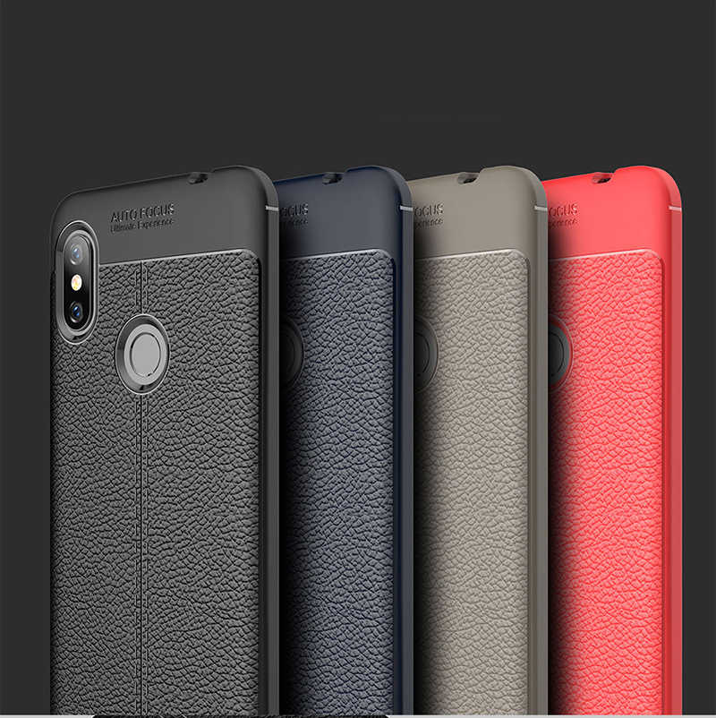 Xiaomi Redmi Note 6 Pro Kılıf Zore Niss Silikon Kapak Siyah