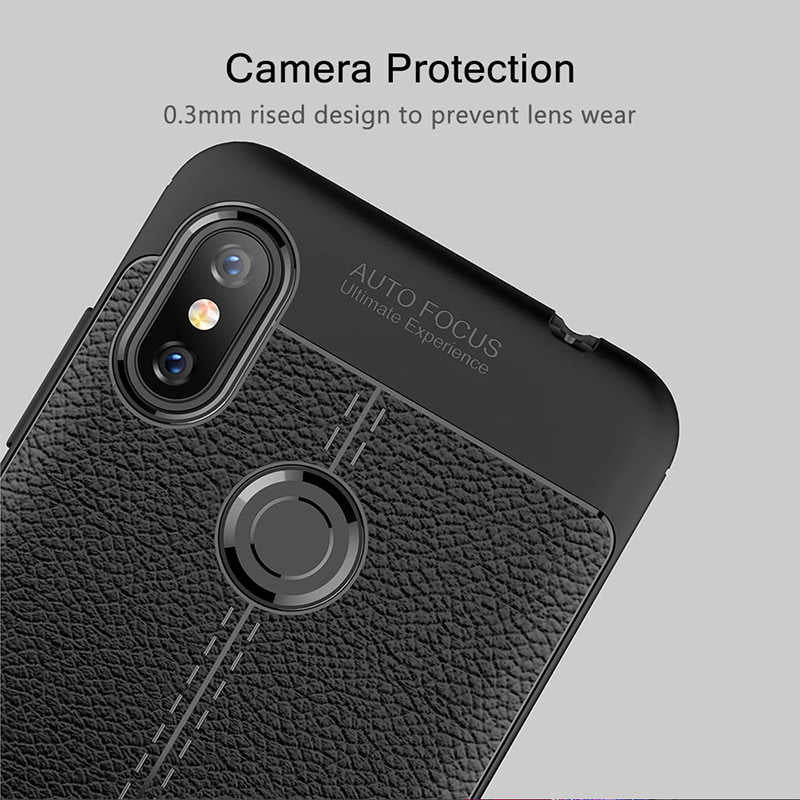 Xiaomi Redmi Note 6 Pro Kılıf Zore Niss Silikon Kapak Siyah